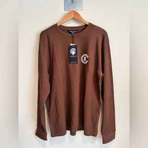 NTW Crooks And Castles Men’s Thermal Long Sleeved Top Size L Medusa Gothic